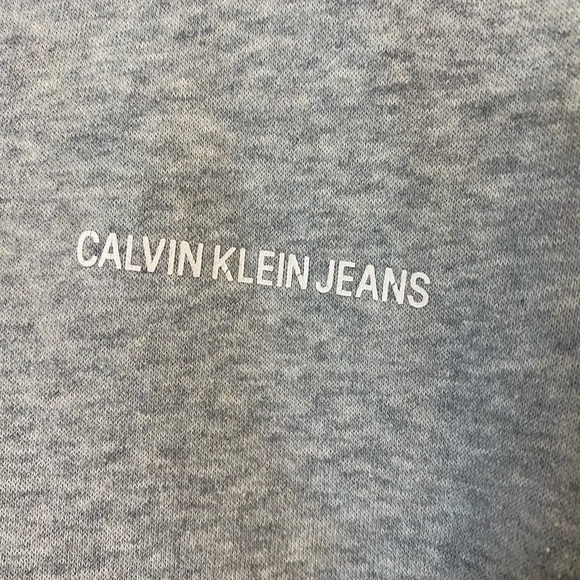Calvin Klein Jeans Y2K Gray women’s Hoodie size small cotton blend - Picture 7 of 10